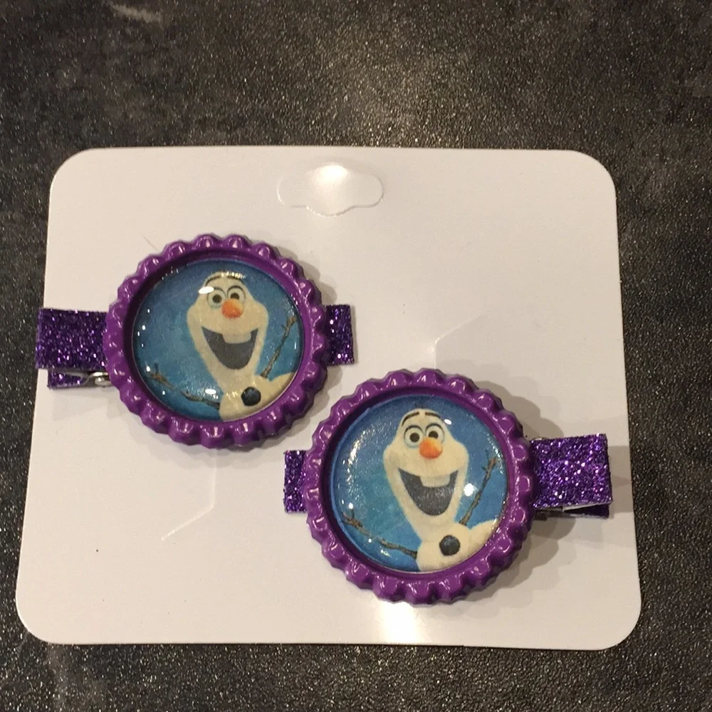 3 For $16 Frozen/Olaf Hair Clips